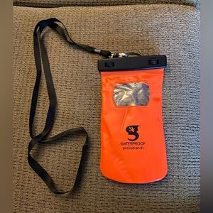 Orange Gecko Brand Waterproof Floating Phone Protective Sleeve with Lanyard